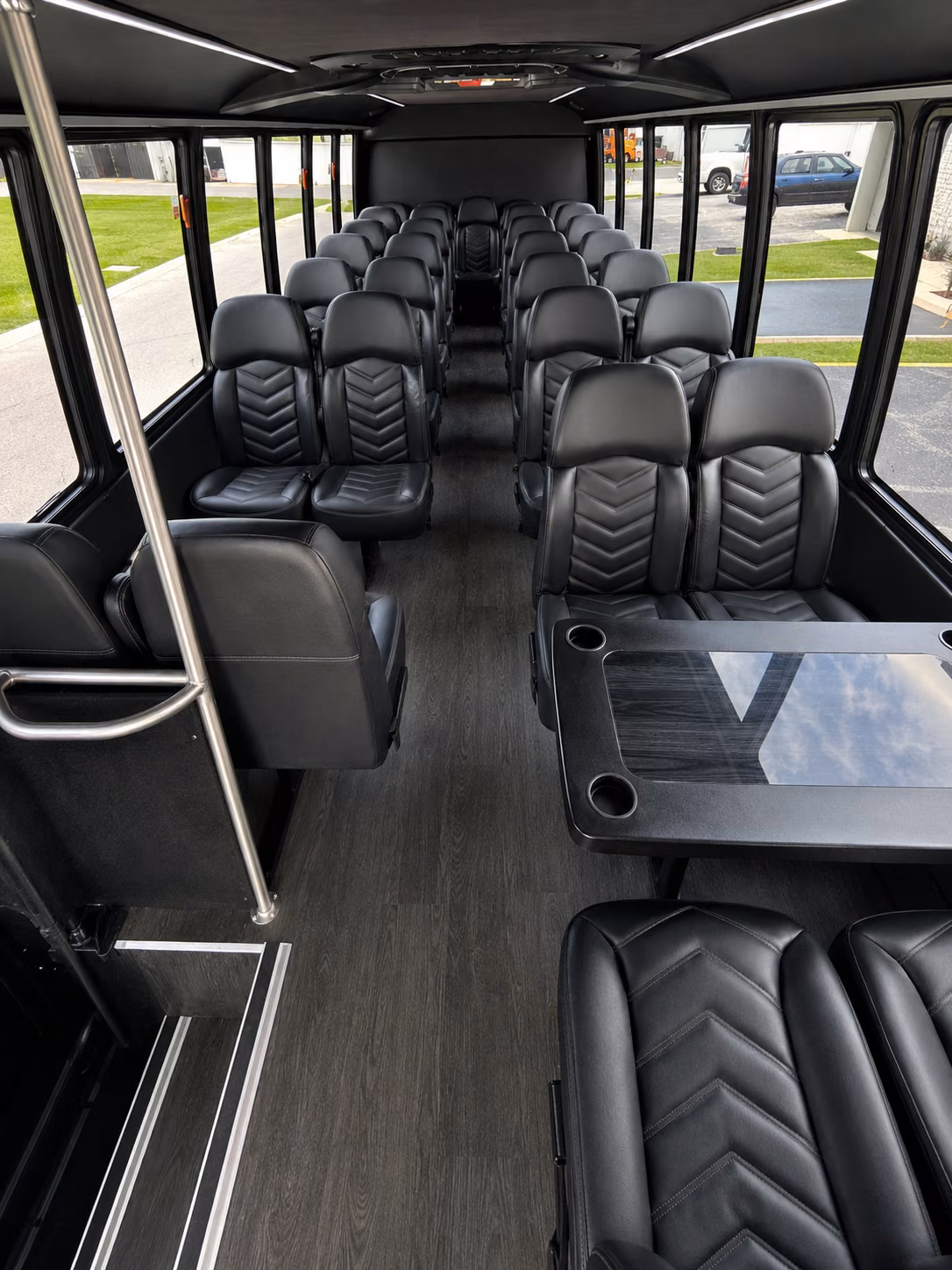atlanta 18 passenger minibus inside