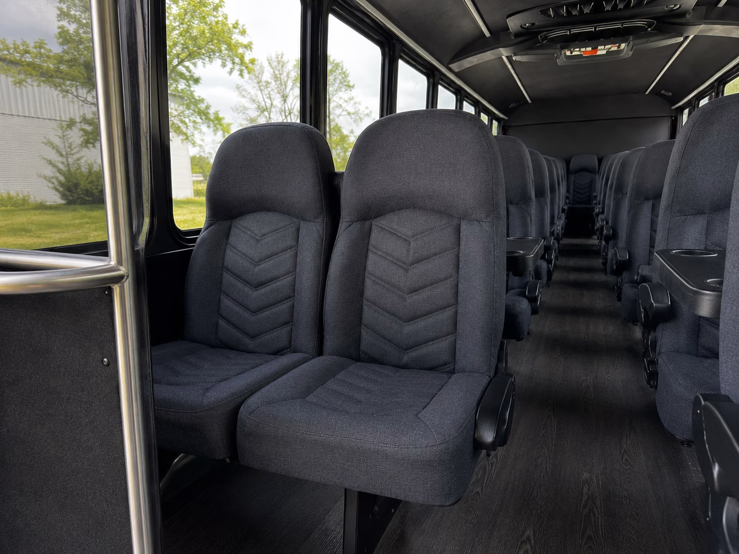atlanta 18 passenger minibus interior