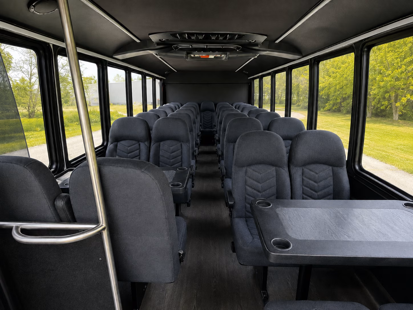atlanta 20 passenger minibus inside