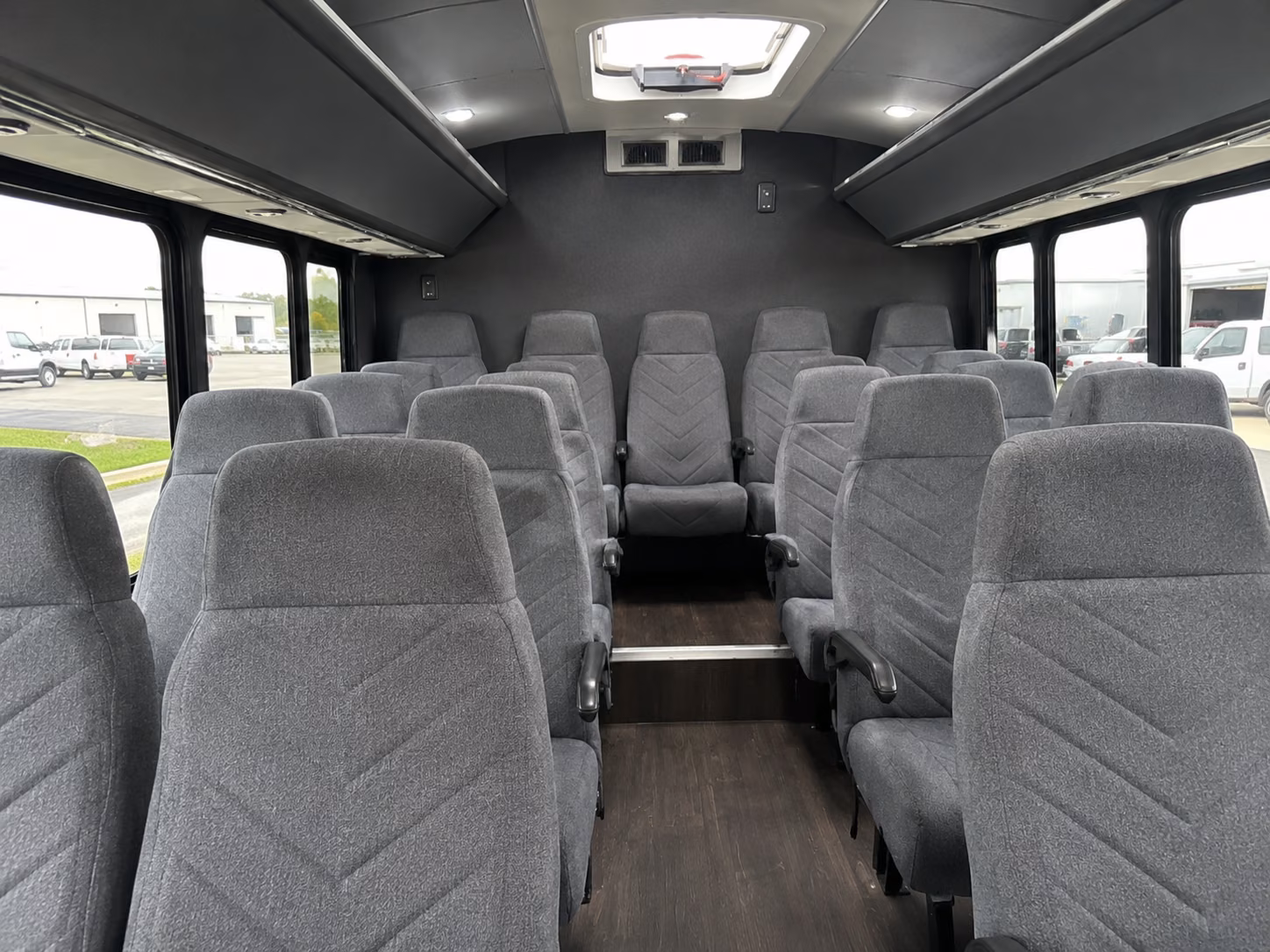 atlanta 20 passenger minibus interior