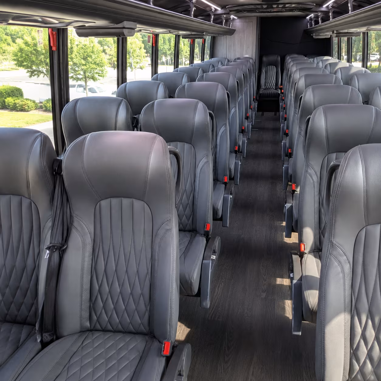 atlanta 25 passenger minibus interior