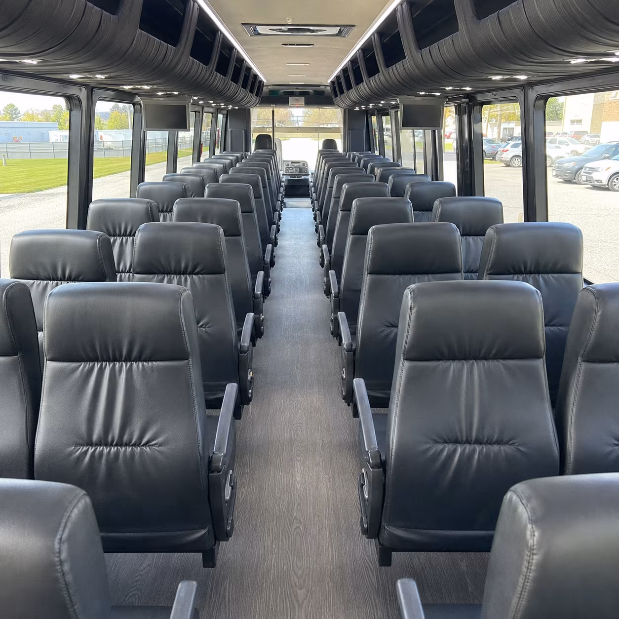 atlanta 30 passenger minibus interior