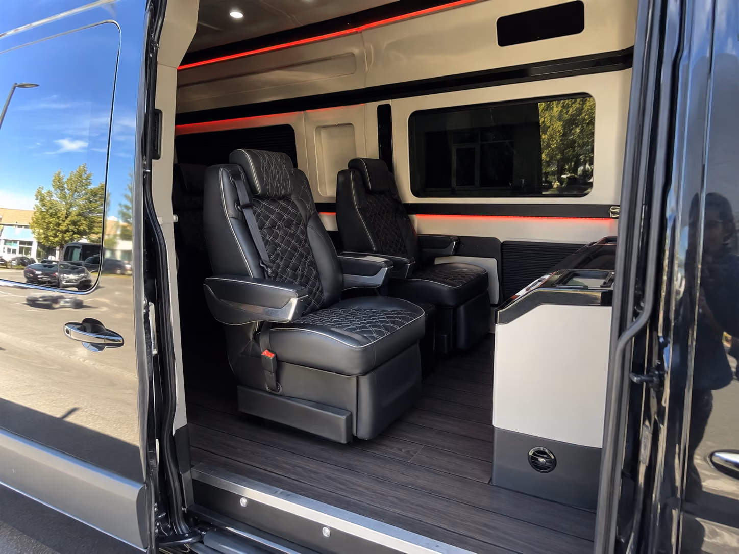 atlanta employee transportation onboard seating
