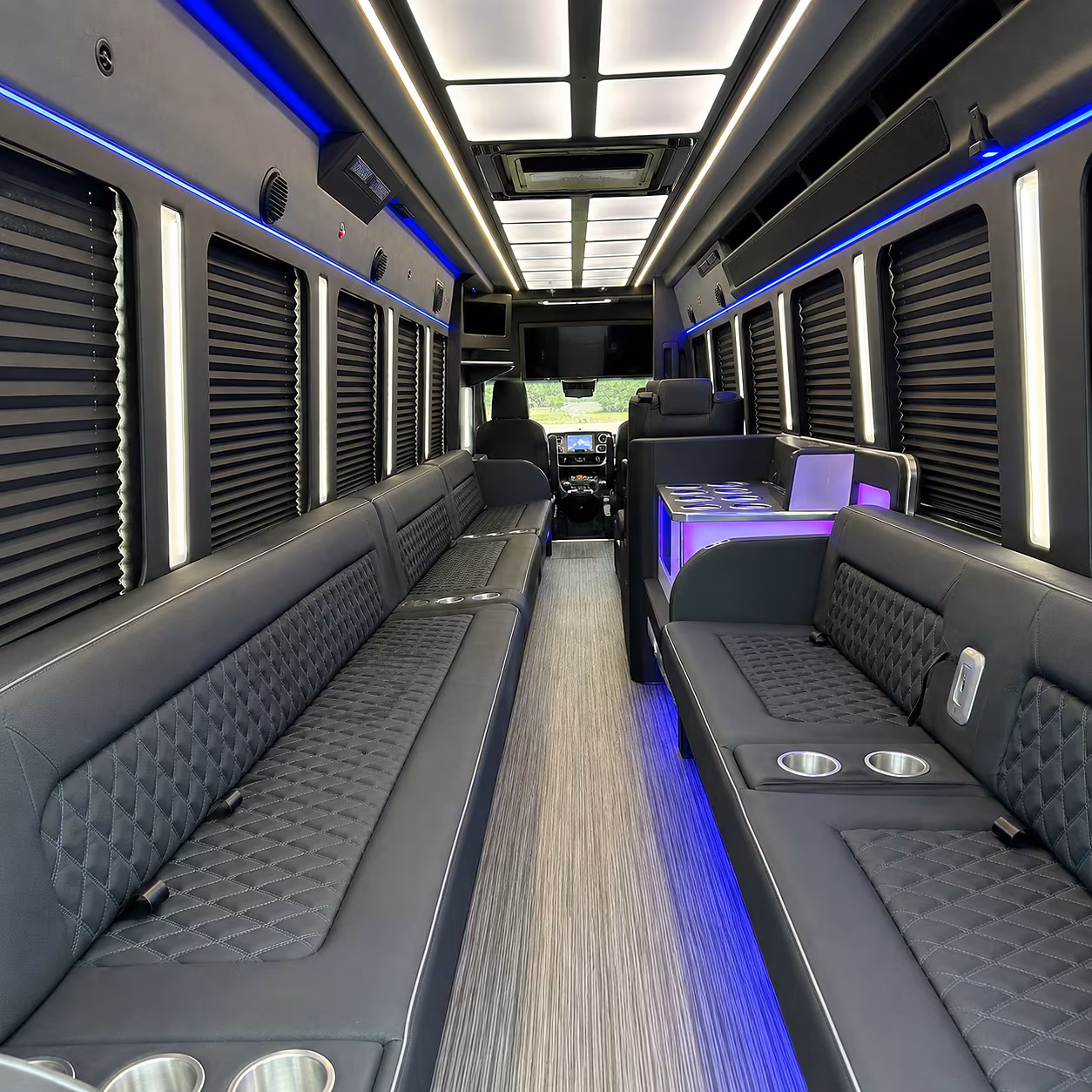 atlanta party bus rentals inside