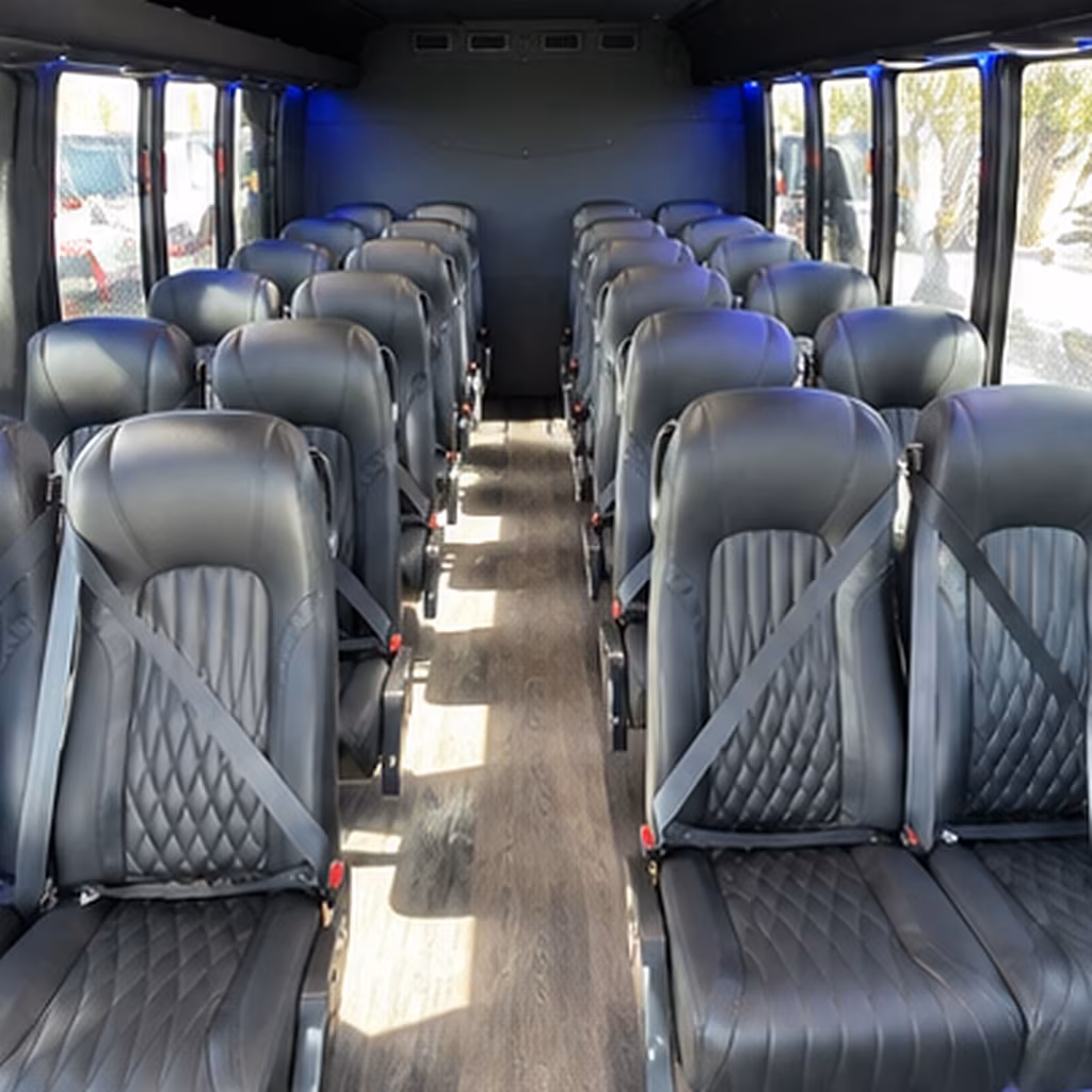 atlanta private event transportation onboard seating