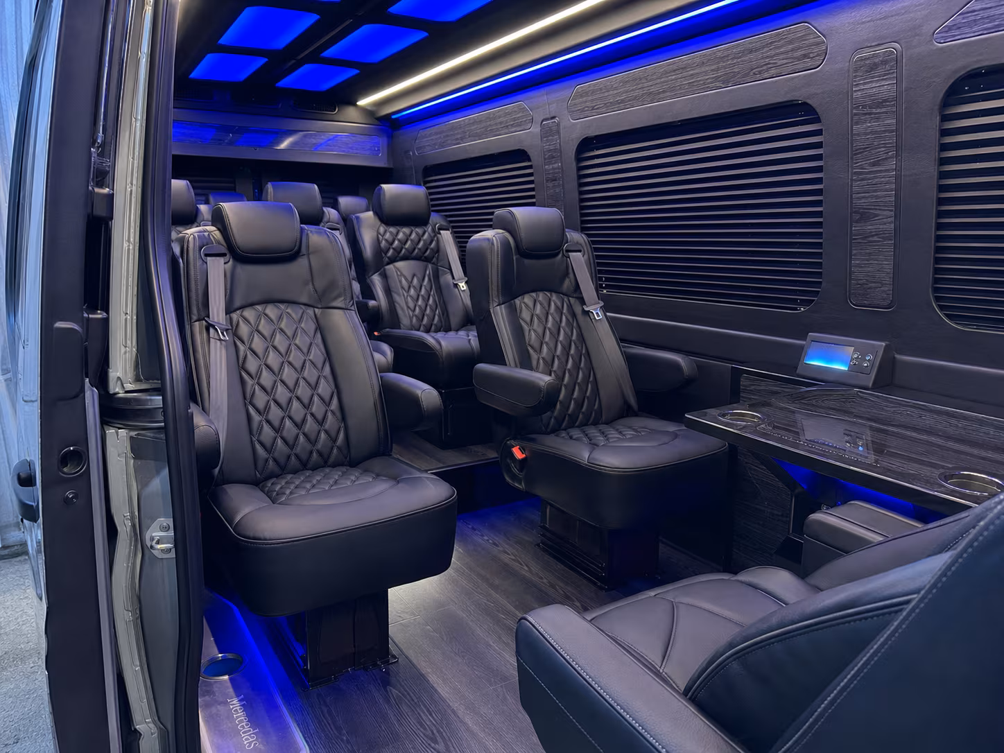 atlanta sprinter van with driver inside