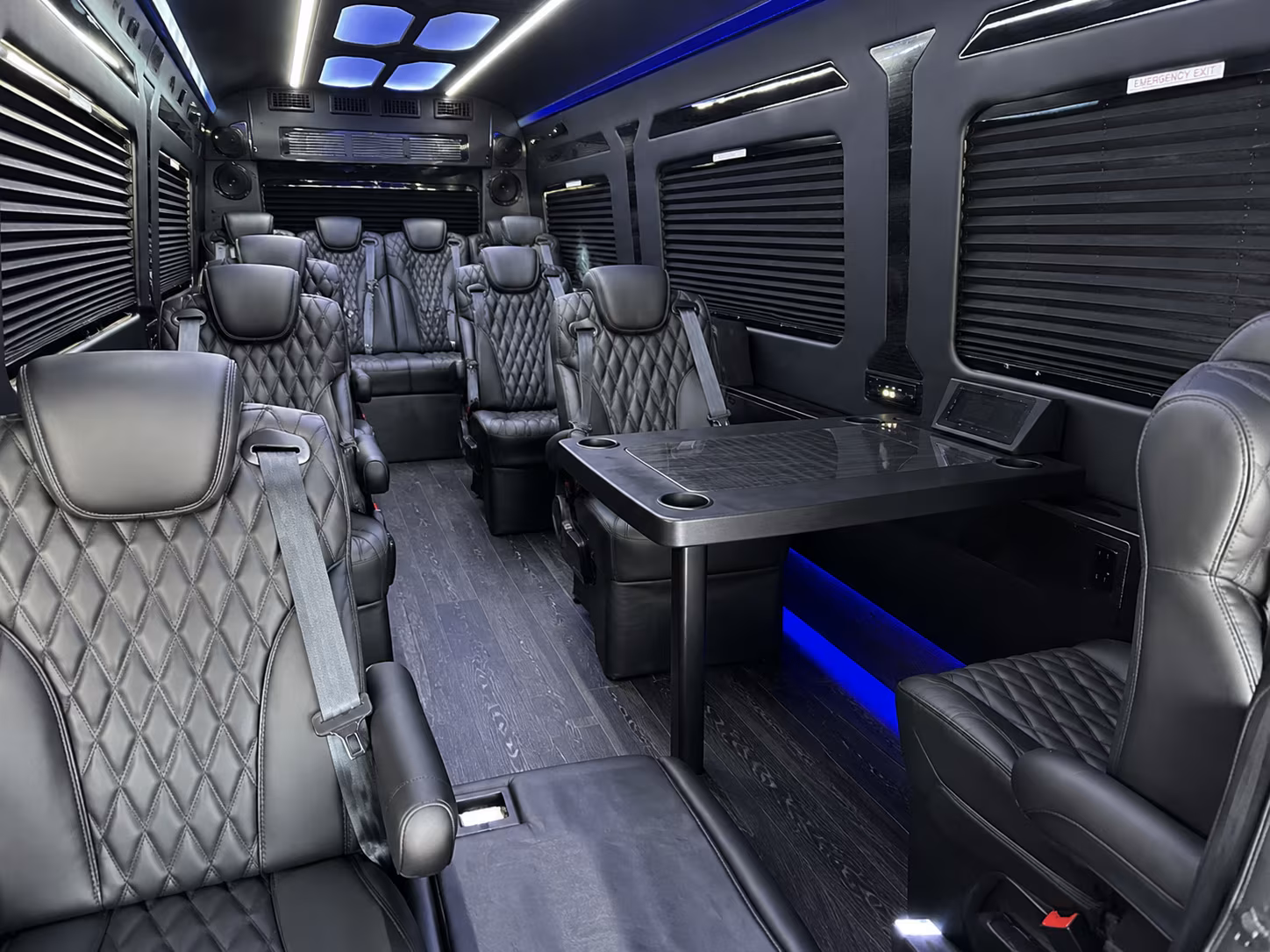 atlanta sprinter van with driver interior