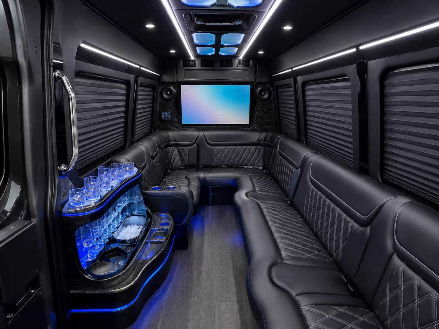 bus rentals for corporate events at mercedes benz stadium and state farm arena