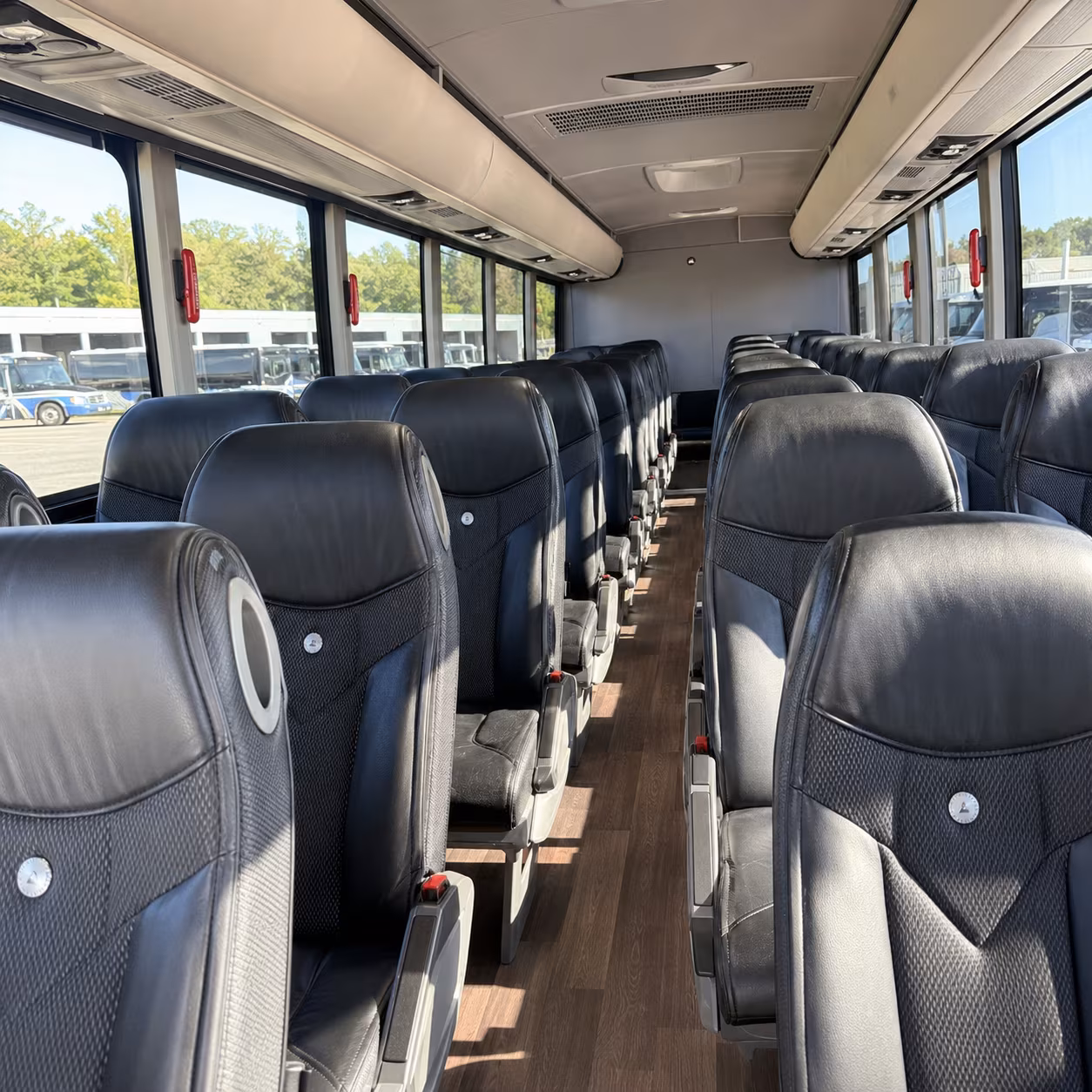 charter bus rentals for atlanta destination wedding weekends